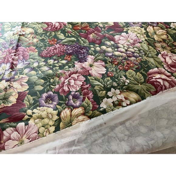 Kaufmann Floral Cotton Home Decor Fabric Design by Carole Watson 2.25 Yards - Picture 13 of 15
